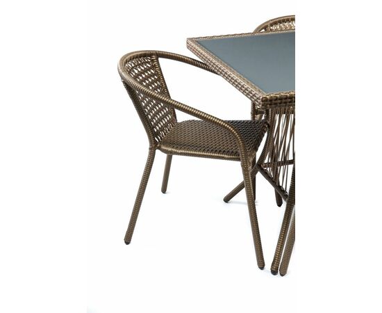 Комплект мебели из ротанга SHADO Виктория бронза серый, изображение 3 | Интернет магазин мебели и декора LifeDekor