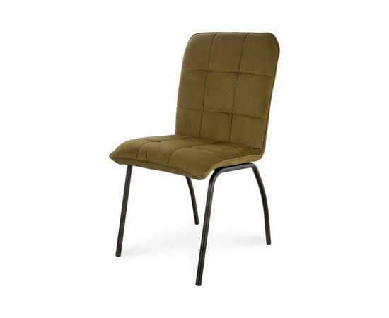 Стул для обеденной зоны SHADO София Велюр хаки с черным | Интернет магазин мебели и декора LifeDekor