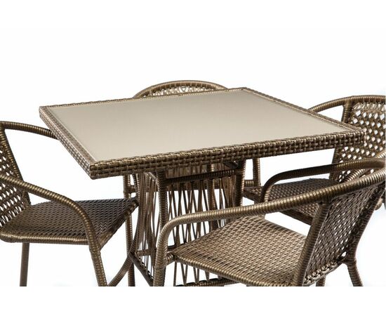 Комплект мебели из ротанга SHADO Виктория бронза капучино, изображение 2 | Интернет магазин мебели и декора LifeDekor