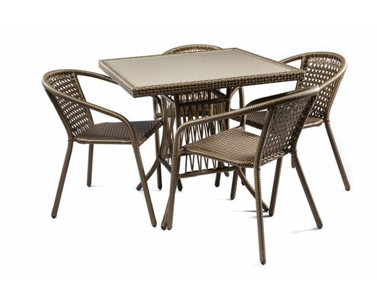 Комплект мебели из ротанга SHADO Виктория бронза капучино, изображение 5 | Интернет магазин мебели и декора LifeDekor