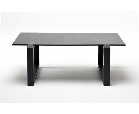 "Варадеро" журнальный стол из HPL 110х60 H43, каркас алюминий серый (RAL 7024), цвет столешницы "серый гранит", изображение 2 | Интернет магазин мебели и декора LifeDekor