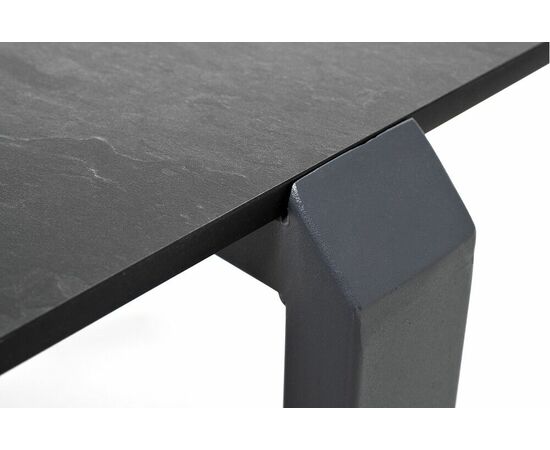 "Варадеро" журнальный стол из HPL 110х60 H43, каркас алюминий серый (RAL 7024), цвет столешницы "серый гранит", изображение 4 | Интернет магазин мебели и декора LifeDekor