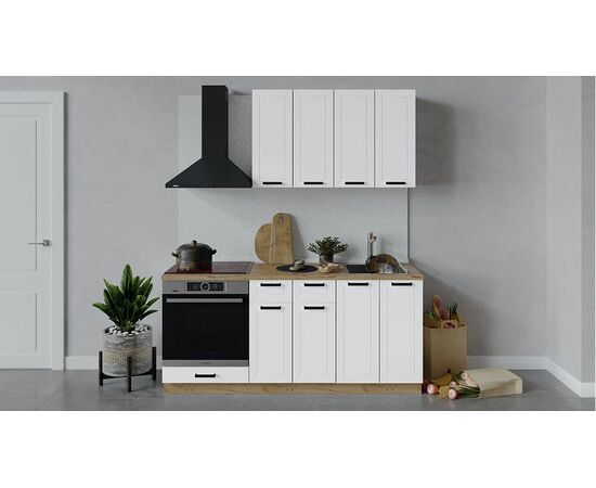 Кухонный гарнитур «Лорас» длиной 180 см со шкафом НБ | Интернет магазин мебели и декора LifeDekor