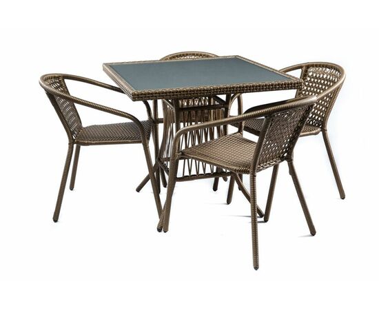 Комплект мебели из ротанга SHADO Виктория бронза серый | Интернет магазин мебели и декора LifeDekor