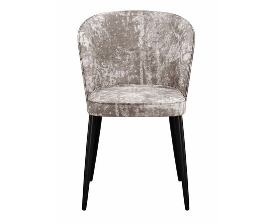 Стул DikLine 348 поворотный M02 бежевый, ножки черные, изображение 2 | Интернет магазин мебели и декора LifeDekor