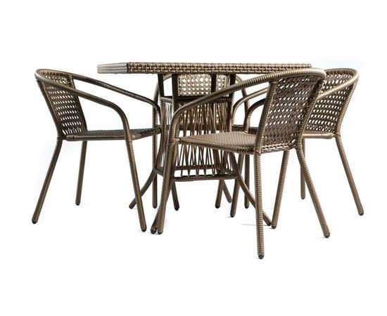 Комплект мебели из ротанга SHADO Виктория бронза капучино, изображение 4 | Интернет магазин мебели и декора LifeDekor