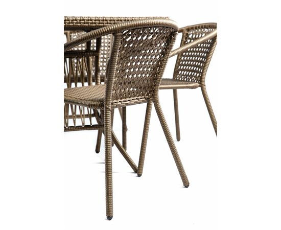 Комплект мебели из ротанга SHADO Виктория бронза капучино, изображение 3 | Интернет магазин мебели и декора LifeDekor