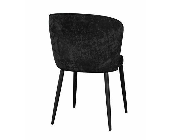 Стул DikLine 348 поворотный M18 черный, ножки черные, изображение 4 | Интернет магазин мебели и декора LifeDekor