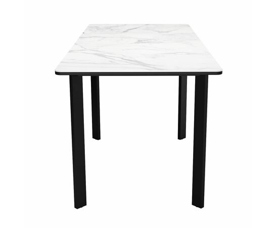Стол DikLine LK90 Керамика Черный мрамор/подстолье черное/опоры черные, изображение 11 | Интернет магазин мебели и декора LifeDekor