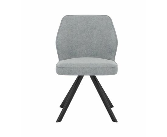 Стул DikLine 233 поворотный NS10 GREY, ножки черные, изображение 3 | Интернет магазин мебели и декора LifeDekor