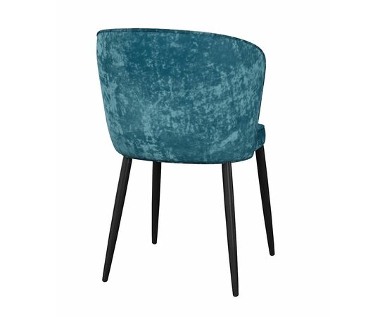 Стул DikLine 348 поворотный M19 бирюза, ножки черные, изображение 4 | Интернет магазин мебели и декора LifeDekor