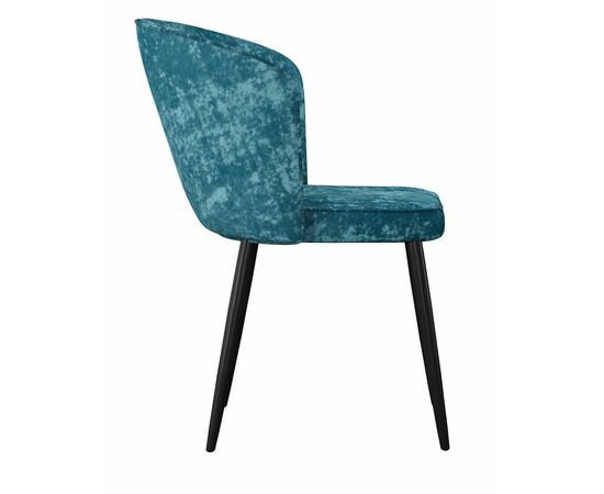 Стул DikLine 348 поворотный M19 бирюза, ножки черные, изображение 3 | Интернет магазин мебели и декора LifeDekor