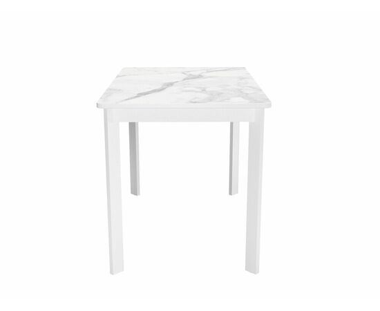 Стол DikLine LK90 Керамика Белый мрамор/подстолье белое/опоры белые, изображение 6 | Интернет магазин мебели и декора LifeDekor