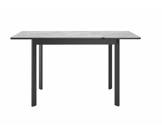 Стол DikLine LK90 Керамика Серый мрамор/подстолье черное/опоры черные, изображение 3 | Интернет магазин мебели и декора LifeDekor