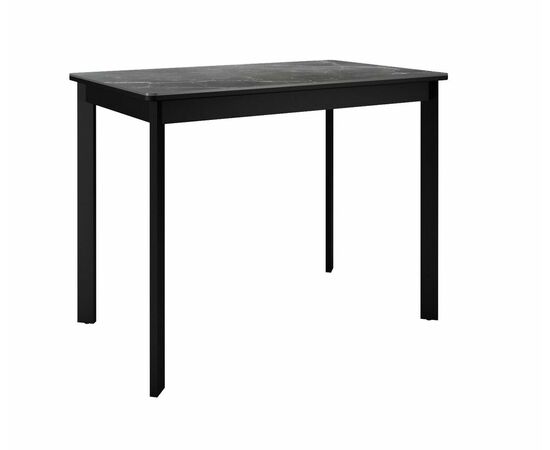 Стол DikLine LK90 Керамика Черный мрамор/подстолье черное/опоры черные | Интернет магазин мебели и декора LifeDekor