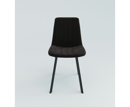 Стул мягкий SHADO Дарси профиль коричневый/черный, изображение 2 | Интернет магазин мебели и декора LifeDekor