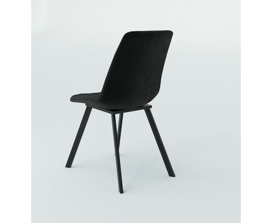 Стул мягкий SHADO Дарси профиль черный/черный, изображение 5 | Интернет магазин мебели и декора LifeDekor