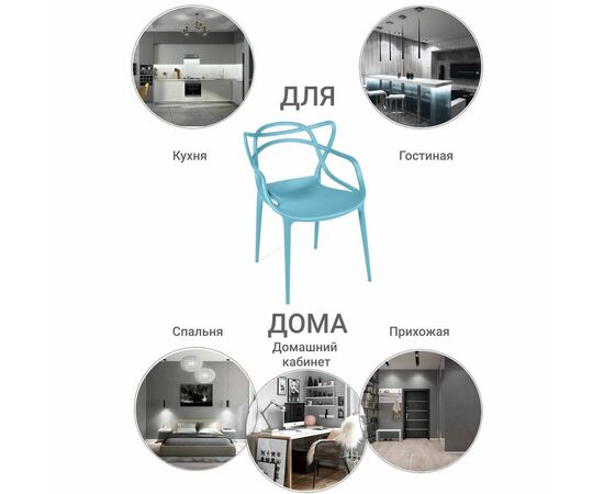 Стул Masters бирюзовый, изображение 9 | Интернет магазин мебели и декора LifeDekor