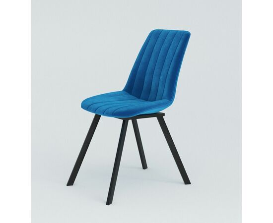 Стул мягкий SHADO Дарси профиль синий/черный, изображение 9 | Интернет магазин мебели и декора LifeDekor