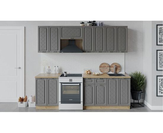 Кухонный гарнитур «Бьянка» длиной 240 см | Интернет магазин мебели и декора LifeDekor