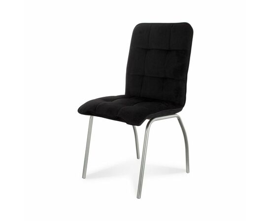 Стул для обеденной зоны SHADO София Велюр черный хром | Интернет магазин мебели и декора LifeDekor