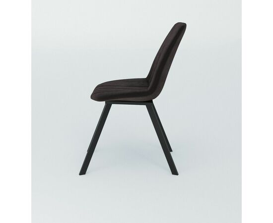 Стул мягкий SHADO Дарси профиль коричневый/черный, изображение 4 | Интернет магазин мебели и декора LifeDekor