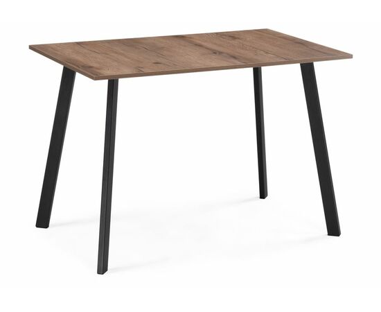 Стол деревянный Ремли 110х67х76 дуб галифакс табак / черный | Интернет магазин мебели и декора LifeDekor