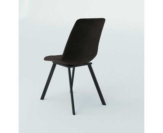 Стул мягкий SHADO Дарси профиль коричневый/черный, изображение 5 | Интернет магазин мебели и декора LifeDekor