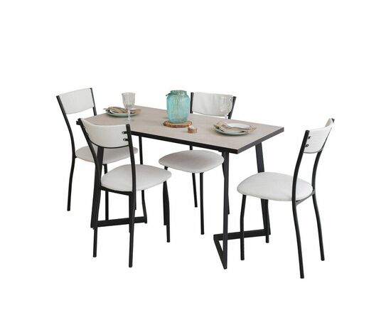 Кухонный стол и стулья для кухни SHADO Керамика Берлин Беж. 18 Сильвия 10 Крок. | Интернет магазин мебели и декора LifeDekor