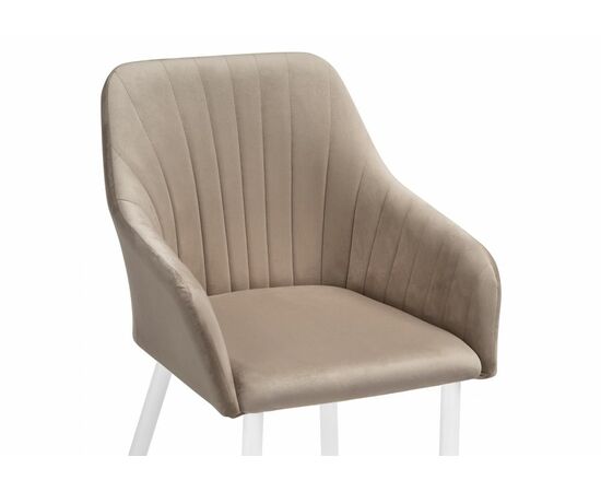 Стул на металлокаркасе Слэм бежевое / белое, изображение 6 | Интернет магазин мебели и декора LifeDekor