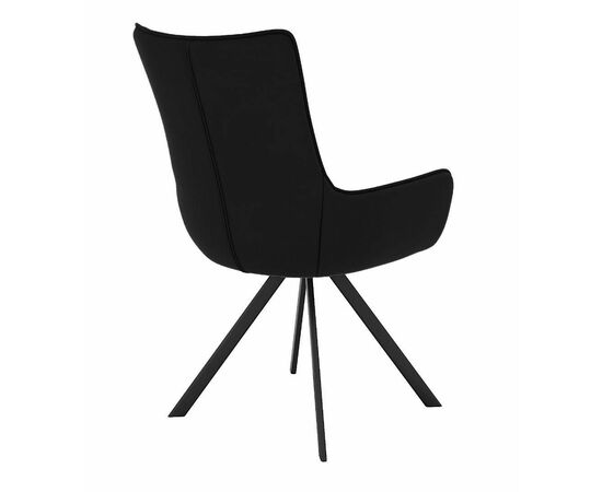 Стул DikLine 289 поворотный К21 черный, ножки черные, изображение 3 | Интернет магазин мебели и декора LifeDekor