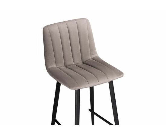Барный стул Дани латте / черный, изображение 6 | Интернет магазин мебели и декора LifeDekor