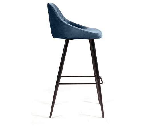 Стул барный Douglas ромб, бархат синий 29, изображение 3 | Интернет магазин мебели и декора LifeDekor