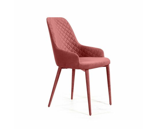 Стул Douglas ромб, бархат пудровый 15, изображение 4 | Интернет магазин мебели и декора LifeDekor