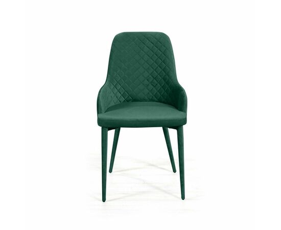 Стул Douglas ромб, бархат зеленый 19, изображение 2 | Интернет магазин мебели и декора LifeDekor