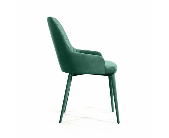 Стул Douglas ромб, бархат зеленый 19, изображение 3 | Интернет магазин мебели и декора LifeDekor
