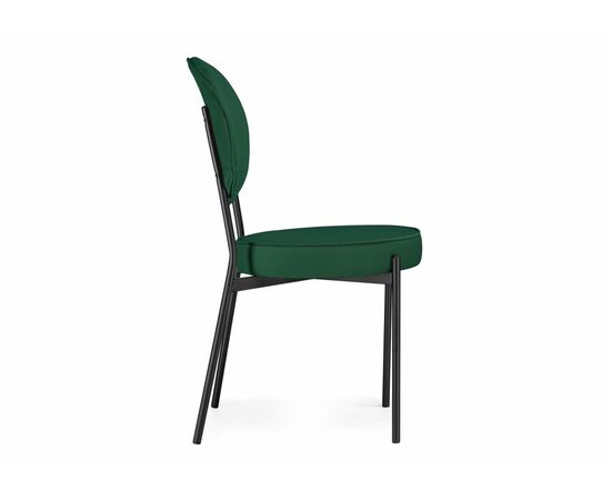 Стул на металлокаркасе Ройс зеленый / черный, изображение 2 | Интернет магазин мебели и декора LifeDekor