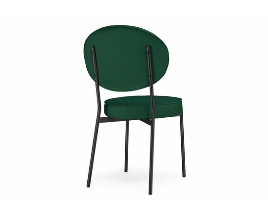 Стул на металлокаркасе Ройс зеленый / черный, изображение 3 | Интернет магазин мебели и декора LifeDekor