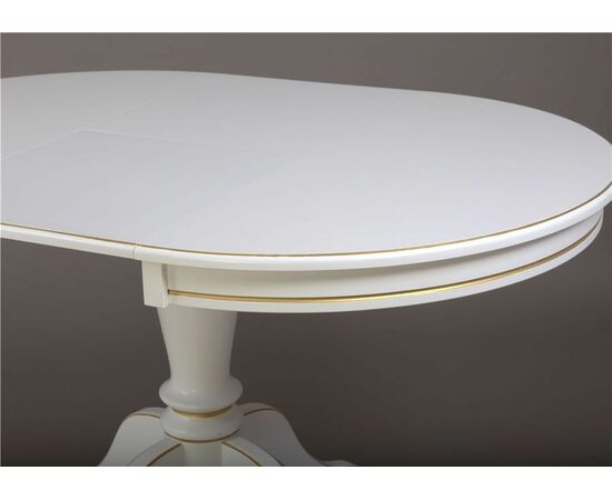 Стол "Эгина-2" (Белый/патина золото), изображение 3 | Интернет магазин мебели и декора LifeDekor