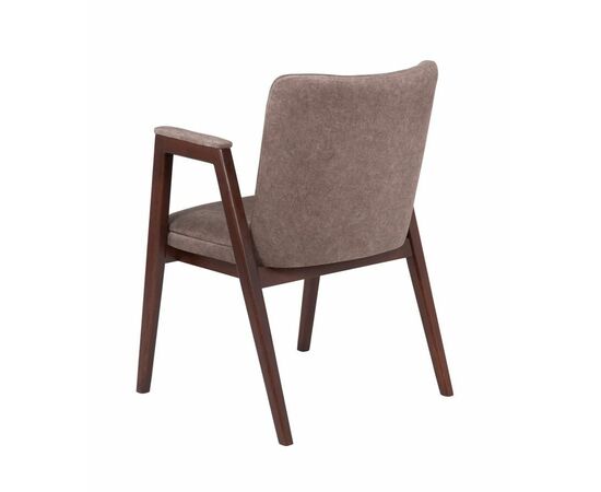 Кресло Монд (темный орех/ткань Айсберг корица), изображение 4 | Интернет магазин мебели и декора LifeDekor