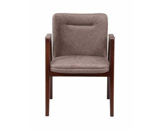 Кресло Монд (темный орех/ткань Айсберг корица), изображение 5 | Интернет магазин мебели и декора LifeDekor