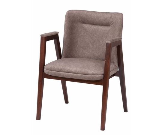 Кресло Монд (темный орех/ткань Айсберг корица) | Интернет магазин мебели и декора LifeDekor