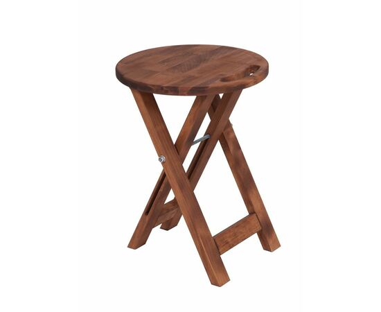 Табурет складной (темный орех), изображение 2 | Интернет магазин мебели и декора LifeDekor