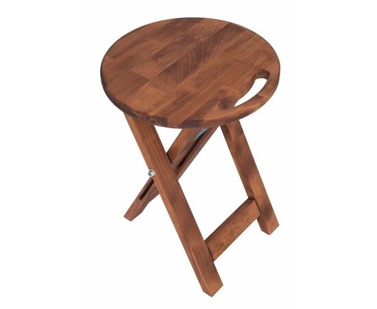 Табурет складной (темный орех), изображение 3 | Интернет магазин мебели и декора LifeDekor
