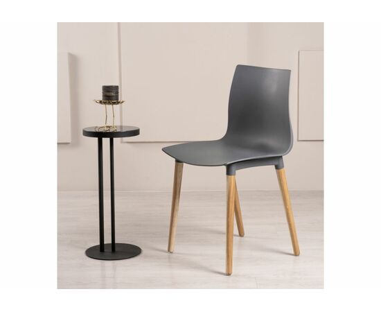 Пластиковый стул Кобе серый, изображение 3 | Интернет магазин мебели и декора LifeDekor