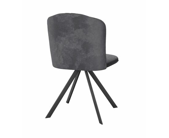 Стул DikLine 299 поворотный NS13 GRAPHITE/C56 серый, ножки черные, изображение 4 | Интернет магазин мебели и декора LifeDekor