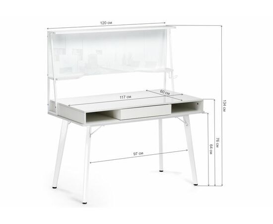 Офисная мебель Ivor white, изображение 2 | Интернет магазин мебели и декора LifeDekor