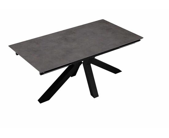 Стол DikLine SFE140 Керамика мрамор Бронза/подстолье черное/опоры черные (2 уп.), изображение 3 | Интернет магазин мебели и декора LifeDekor