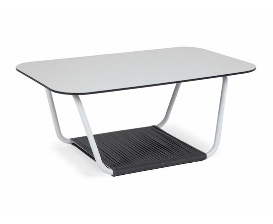 "Глория" журнальный стол 90х60см из HPL, цвет "молочный" | Интернет магазин мебели и декора LifeDekor