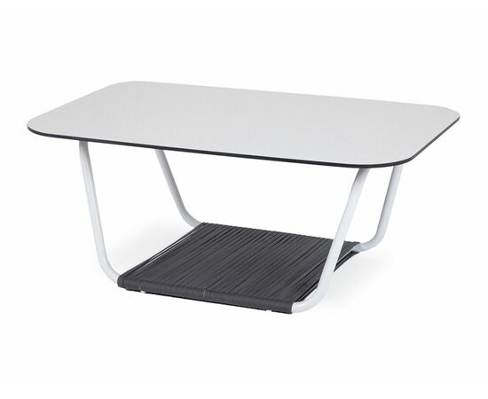 "Глория" журнальный стол 90х60см из HPL, цвет "молочный", изображение 3 | Интернет магазин мебели и декора LifeDekor